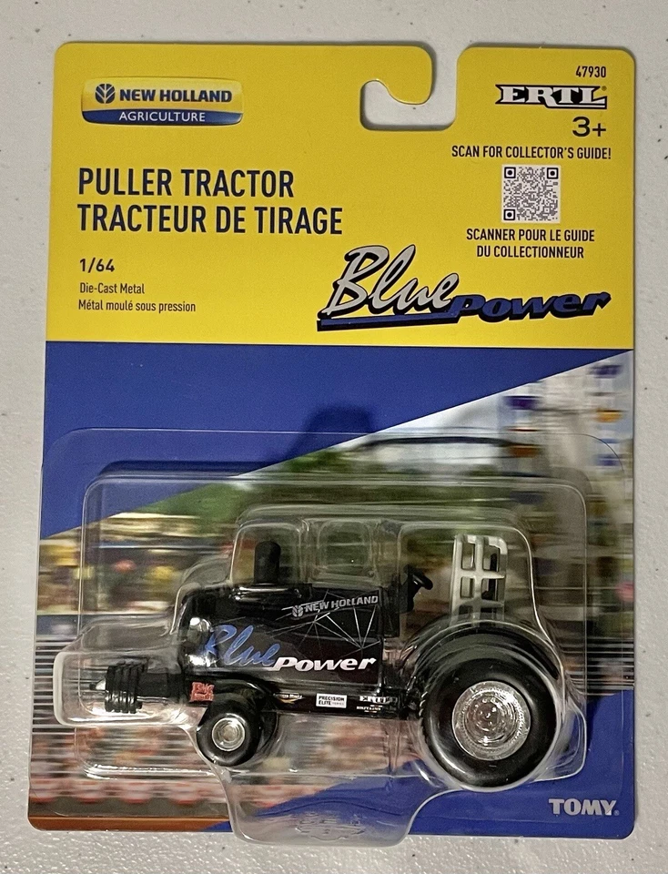 Ertl 1:64 New Holland CHASE Puller Tractor Lot of 2 Blue Power Survivor - Image 3 of 3