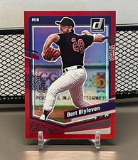 Bert Blyleven- 2023 Donruss Baseball Base Holo Red (2) /2023 - Minnesota Twins