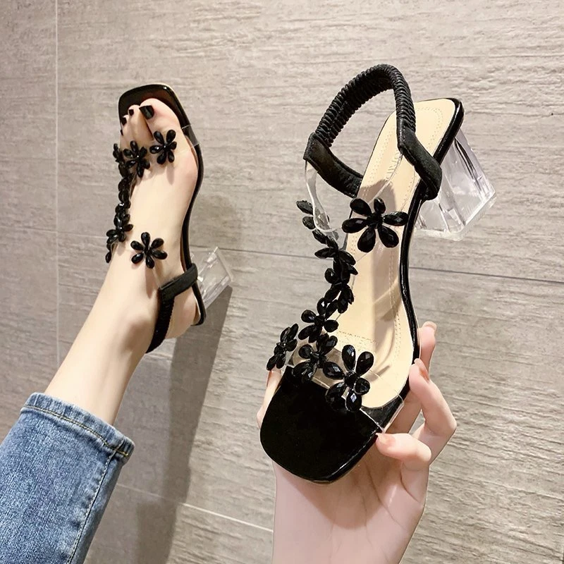 Open toe hotsell no heel sandals