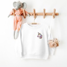 Felpa Unicorno Bambini Bimbo Bimbo Abbigliamento Carino Regali Cavalli Personalizzati