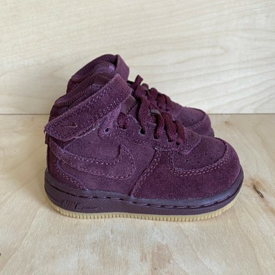 Nike Air Force 1 High Lv8 Gs Burgundy Crush 807617-600 - SepShoe