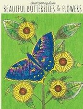 Adult Coloring Book: Beautiful Butterflies Flowers: Butterfly Coloring Bo...