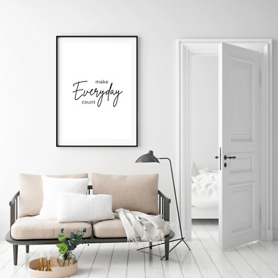 Motivation Home Wall Arr Prints for Living Room / Office / Home / Man Cave