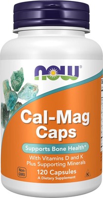 NOW Supplements, Cal-Mag with Zinc, Copper, Manganese and Vitamin D, 120