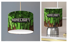 EARTH LAYER MINECRAFT  3D choose from Ceiling Light Shade, Touch Lamp or Bundle