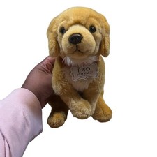 2021 FAO Schwarz Adopt-A-Pet Golden Retriever Plush Stuffed Animal Puppy