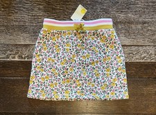 Mini Boden Girls Meadow Floral Skirt Sz 9-10