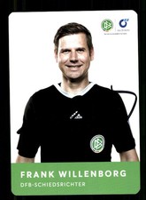 Frank Willenborg DFB referee autograph card original signed + A 258198