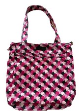 Ju-ju-be Be Light Onyx Pink Black Hearts Diaper Bag Travel Tote Packable jujube