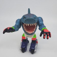 Vtg 1995 Mattel STREET SHARKS Moto Streex ACTION FIGURE Roller Blades