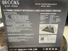 Home Theater System Brooks Audio Design KM-77