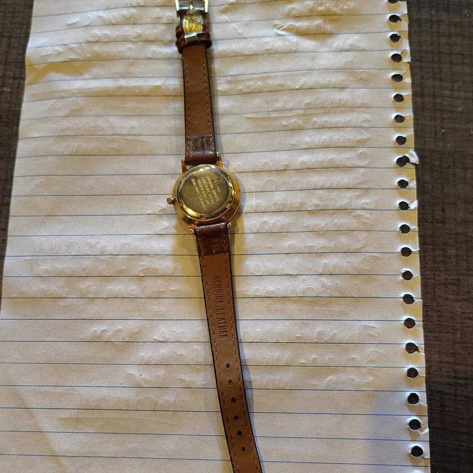 Reloj Le Chateau Vintage Diamante Genuino - Chapado en Oro 18K - 2011L Batería Nueva Foto 4 de 4