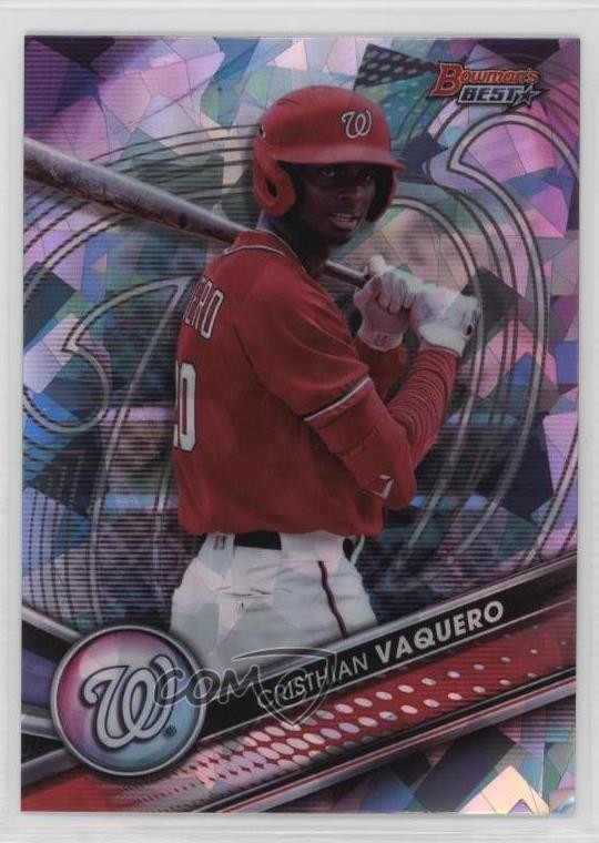 2022 Bowman's Best Top Prospects Atomic Refractor Cristhian Vaquero #TP-26 0c2