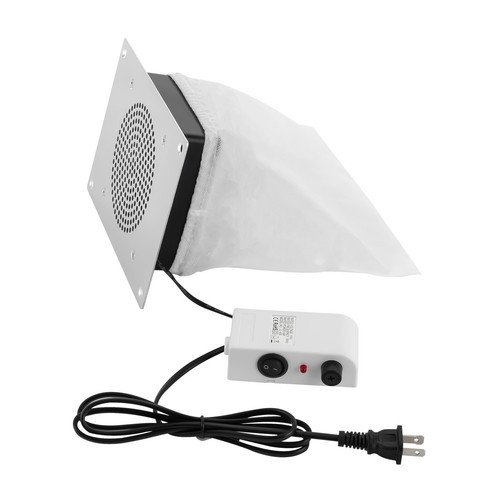 110V White Table Embedded Nail Vacuum Cleaner Desktop Nail Dust Collector