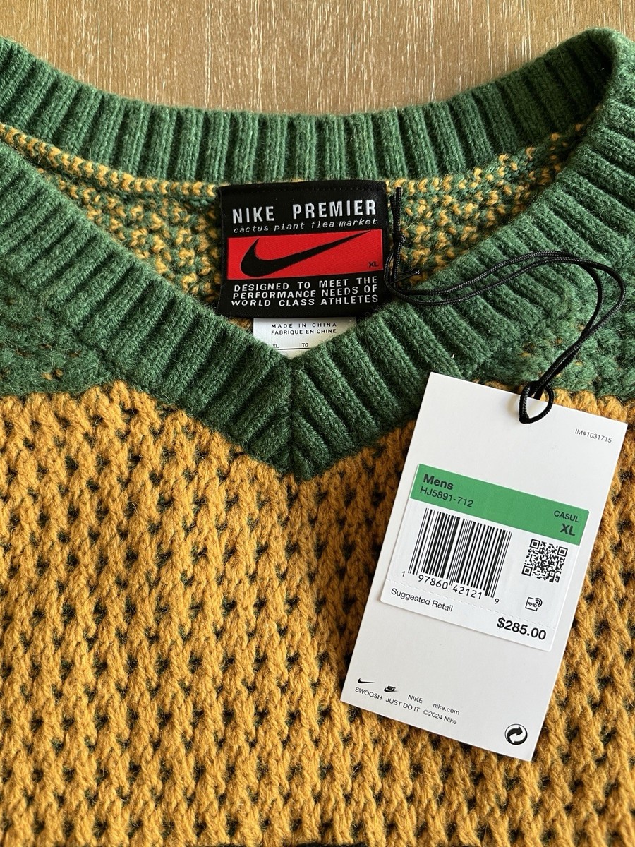 Cactus Plant Flea Market CPFM x Nike Crochet Hockey Sweater Sz XL