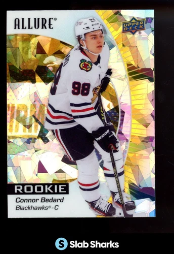 2023 UPPER DECK ALLURE #102 CONNOR BEDARD YELLOW TAXI RC ROOKIE