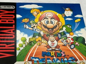 Mario&rsquo;s Tennis Virtual Boy Japan NTSC‑J New Unused Box Manual Nintendo 1995 Rare