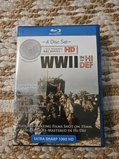 WWII in Hi-Def Blu-ray Disc, 2010, 4-Disc Set - US National Archives in HD