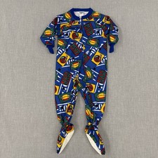 vintage oshkosh b gosh Fleece Romper One Piece PJ MVP football Sports 3T Toddler