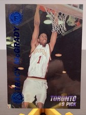 1997 Press Pass Double Threat - Tracy McGrady #9 Blue (RC)
