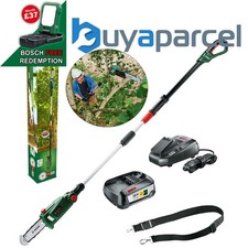 Bosch 18v Universal Chain Pole Saw 18 Long Reach Telescopic Chainsaw Pruner +Bat