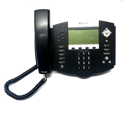 Polycom SoundPoint IP 650 PoE VoIP Display Phone With Power Supply