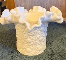 Fenton Milk Glass Top Hat