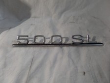 Mercedes W107 500SL Typenschild Schriftzug Mercedes W107 500SL Typenschild Schriftzug
