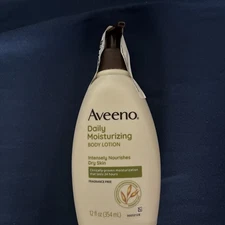 Pack of 3 Aveeno Daily Moisturizing Body Lotion 12 Fl Oz with Prebiotic Oat 