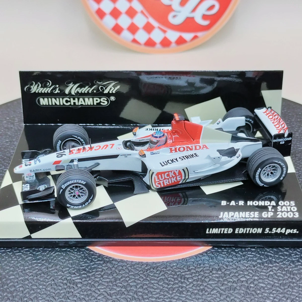 ミニチャンプス1/43 F12003年BARホンダ 1/43 Minichamps F1 2003 BAR