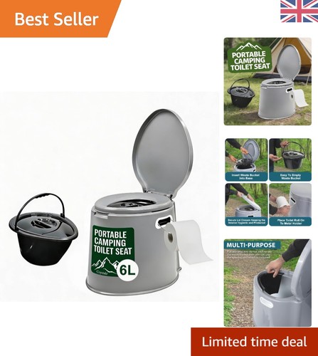 Lightweight 6L Portable Toilet