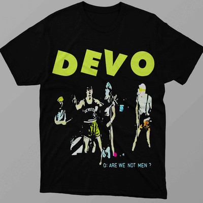 DEVO band poster black T-shirt short sleeve All sizes S to 45XL XX954