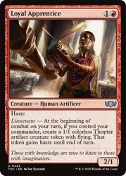 Loyal Apprentice #222 Commander: Tarkir: Dragonstorm Uncommon MTG