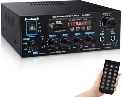 Sunbuck Stereo Bluetooth Power Amplifier Receiver