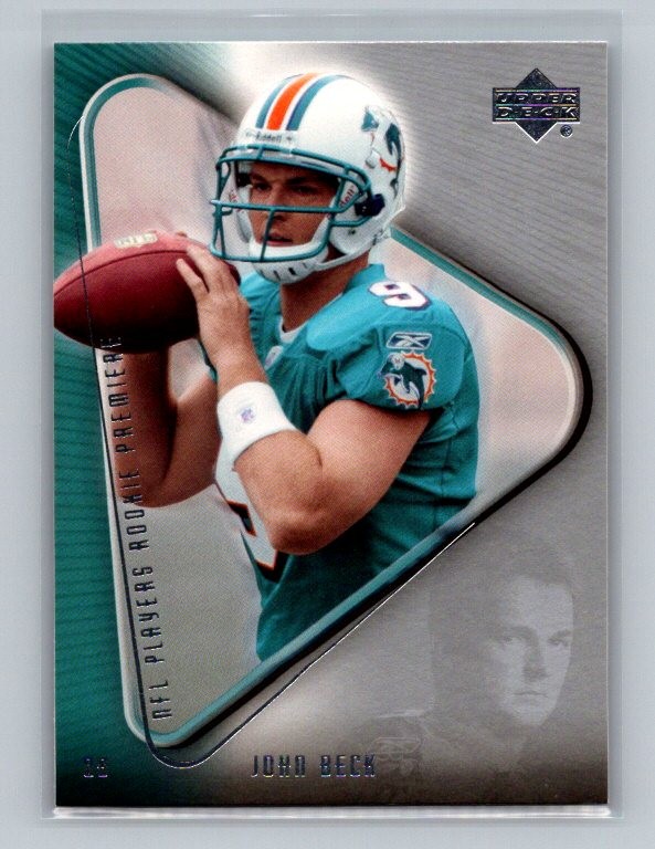 John Beck 2007 Upper Deck Rookie Premiere Box Set #2 Miami Dolphins