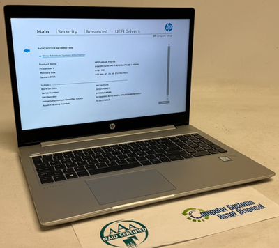 美品 HP ProBook 450 G6 i5 SSD+HDD Win11 HP ProBook 450 G6 15.6