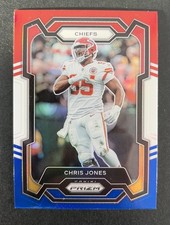 2023 Panini Prizm - Chris Jones #142 Red White & Blue Prizm