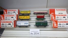 Konvolut 6tlg.Fleischmann H0 DB Güterwagen, geprüft, OVP -#2534