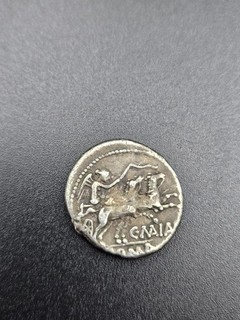Roman Republic C Allius Bala AR Denarius 92 BC Diana Stags Crawford 336/1a