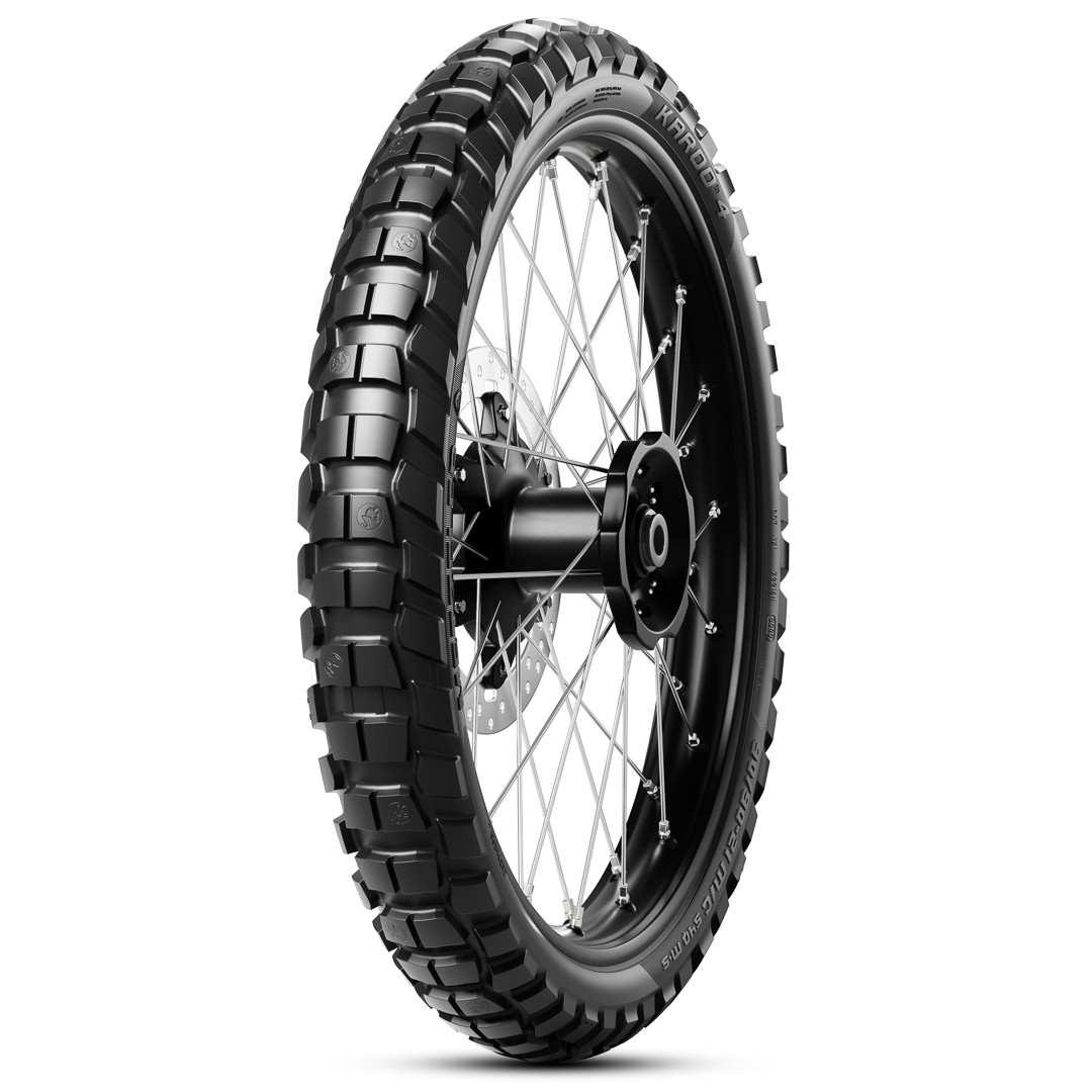 Adventure Motorcycle Tyre Metzeler Karoo 4 110/80 R19 TL 59T M+S Front Ducati