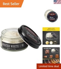 High-Quality Winter White Shoe Polish 1.5 oz   Restore Leather's Beauty