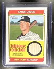 2023 Topps Heritage Aaron Judge Clubhouse Relics Bat #CCR-AJ Yankees