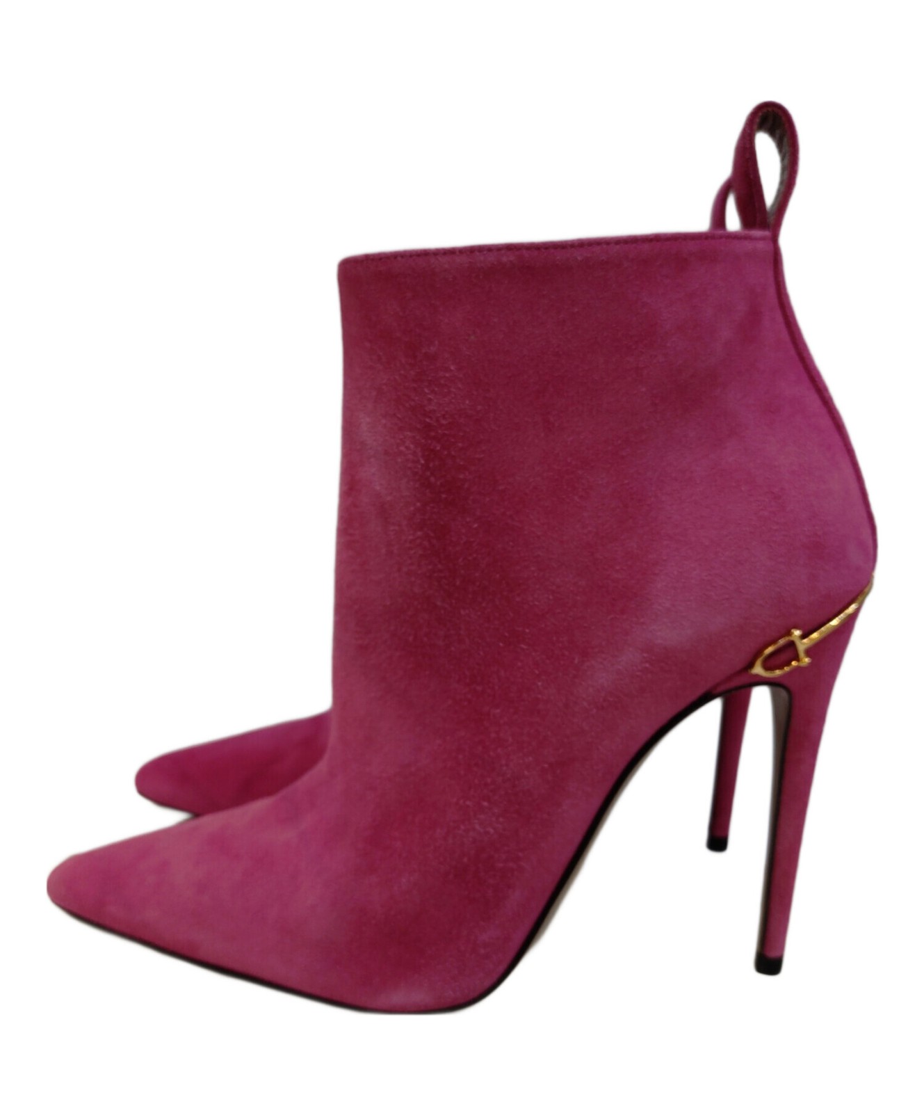 GUCCI Boots Heel Suede Pink EU36.5/US6.5 107396c thumbnail 19