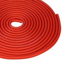 10 FT 4 AWG GA Full Gauge Battery Power Cable Ground Wire Frost Red OFC Copper 