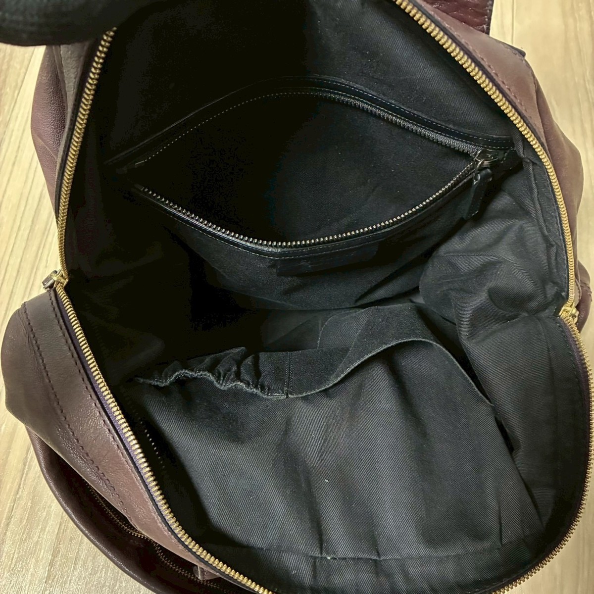 GIVENCHY Nightingale Wine Red Leather 2Way Shoulder Bag Rare