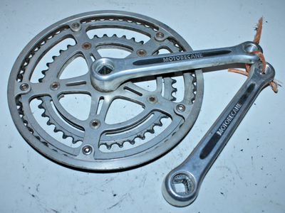 SR  クランク　サカエ　SAKAE 170 Motobecane SR Sakae Double Crank Set Silver 170mm 40/52T Japan JIS