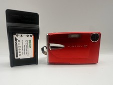 Fujifilm Finepix Z20fd Red Digital Camera TESTED/WORKING- w/ Battery  Charger