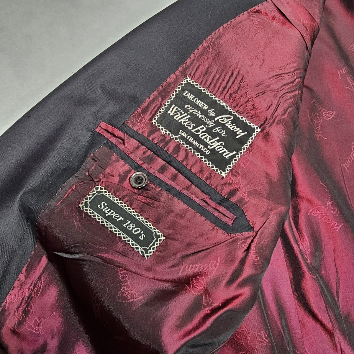 brioni ボンバー　ジャケット　レッド　48-50M Leather jacket Brioni Red size 54 IT in Leather - 39400137