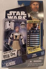 Star Wars The Clone Wars Galactic Battle Game Figure CW02 Obi-Wan Kenobi 2010