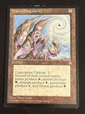 1x Naked Singularity Ice Age MP MTG Magic the Gathering x1 MKE